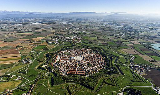 Aereal view of Palmanova